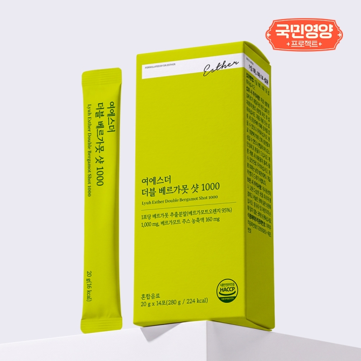 [국민영양] 여에스더 더블 베르가못 샷 1000