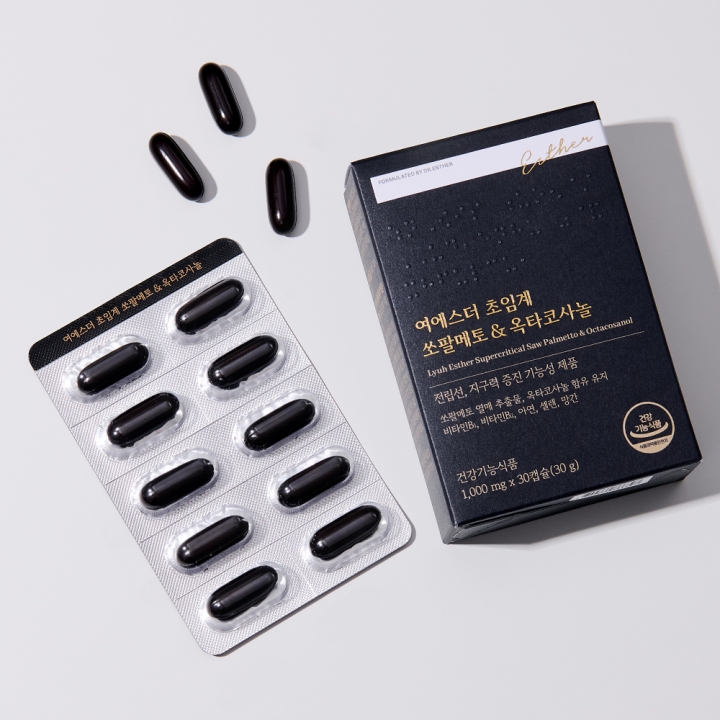 [국민영양] 여에스더 초임계 쏘팔메토&옥타코사놀 (전립선&middot;지구력&middot;활력 케어)