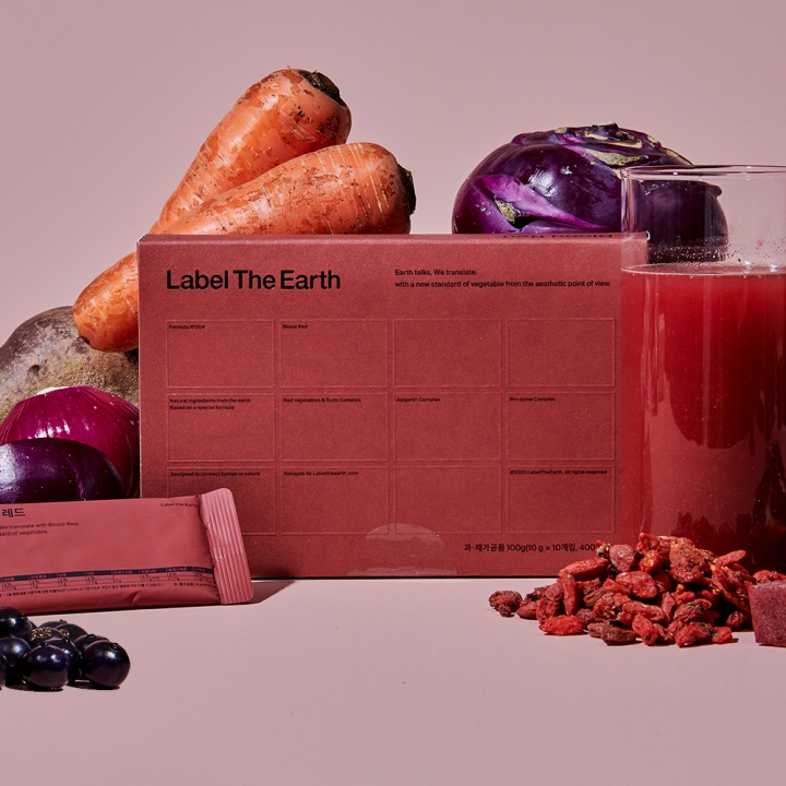 [초특가] 유기농 야채 블렌드 블러드레드 라벨디어스 (소비기한 2026-04-30)