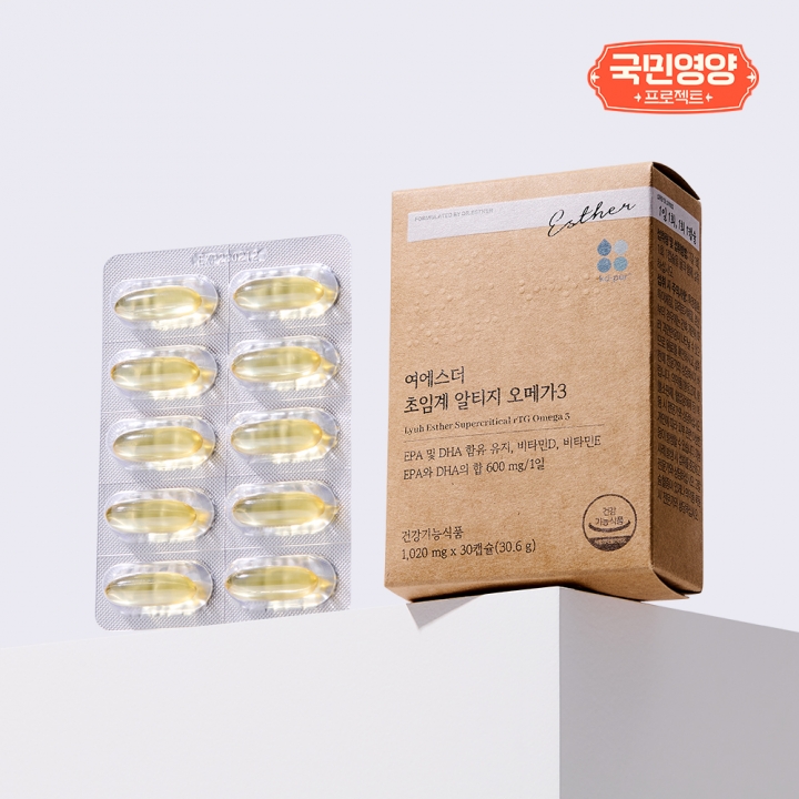 [국민영양] 여에스더 초임계 알티지 오메가3