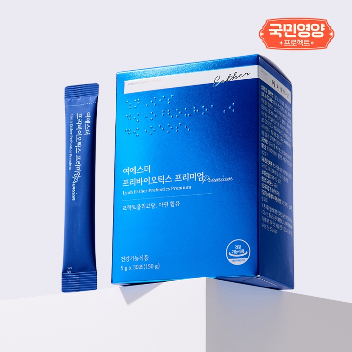 [국민영양] 여에스더 프리바이오틱스 프리미엄 (장내 유익균 증식 기능성)