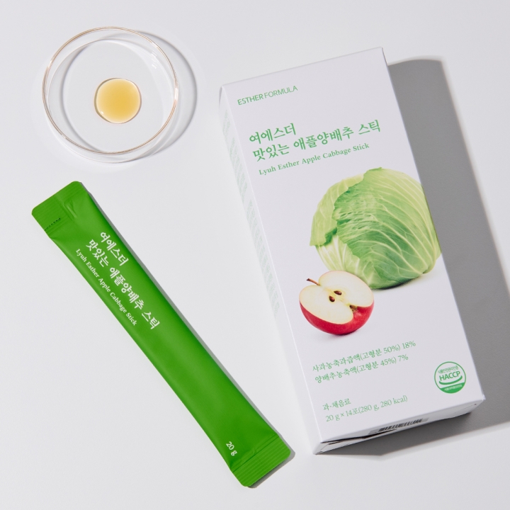 [국민영양] 여에스더 맛있는 애플양배추 스틱 (국내산 양배추 & 사과 & 벌꿀)