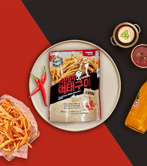 [바다원] 한입만 먹태구이 스파이시 25g x 4봉