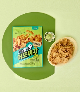 [바다원] 한입만 어포튀각 와사비맛 50g x 10봉