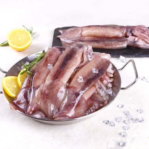 [바다원] 산지직송 통찜용 오징어 500g 2팩