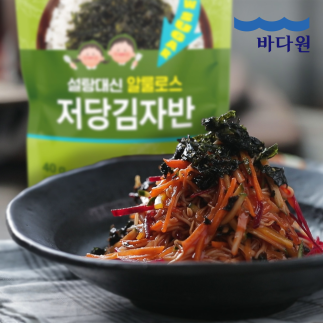 [바다원] 설탕대신 알룰로스 저당김자반 40g 5봉