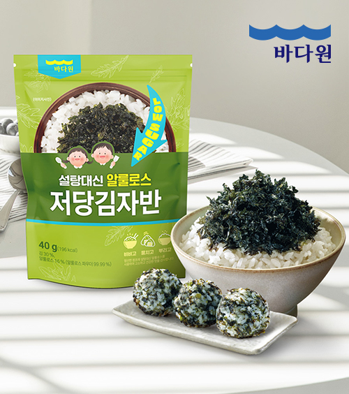 [바다원] 설탕대신 알룰로스 저당김자반 40g 5봉