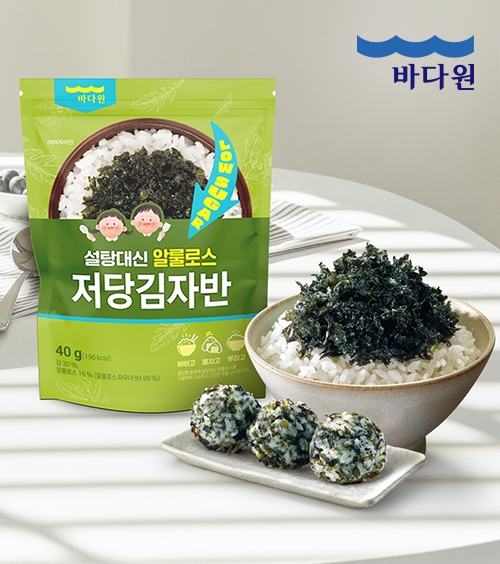 [바다원] 설탕대신 알룰로스 저당김자반 40g 5봉
