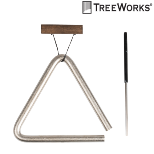 TreeWorks 8인치 트라이앵글 High Carbon Steel  비터,홀더 포함 TRE-HS08