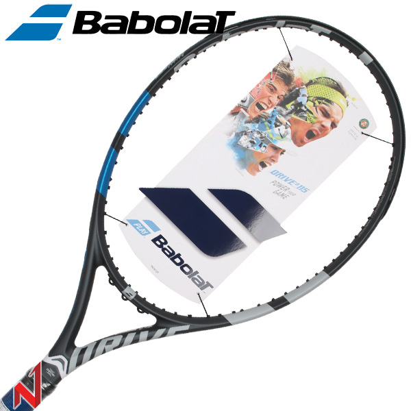 ☆라켓 창고대방출☆바볼랏 테니스라켓 드라이브 G 115 블루 (115sq/240g/16x20)