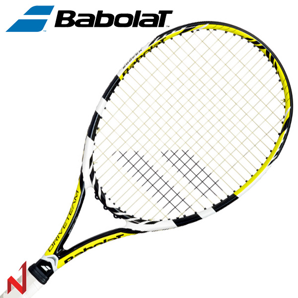 ☆라켓 창고대방출☆바볼랏  테니스라켓 드라이브 팀 옐로우 (102sq/275g/16x19)