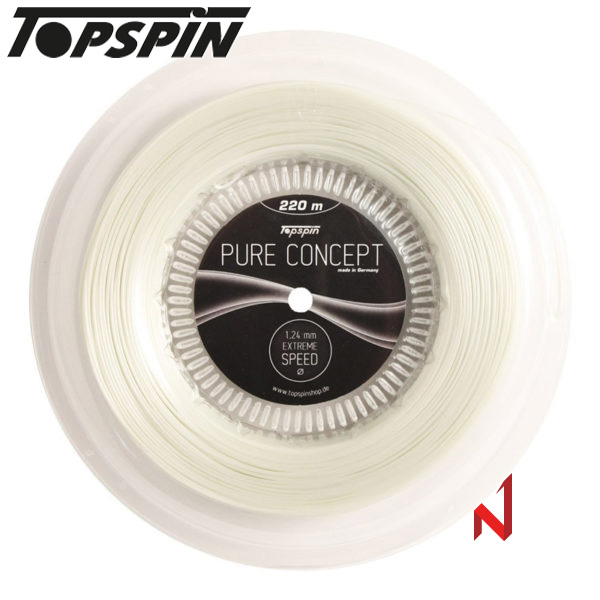 탑스핀 테니스스트링 퓨어 컨셉 1.24mm 220M