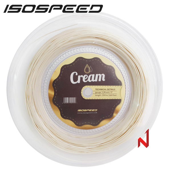 아이소스피드 테니스스트링 CREAM 1.28mm 200M