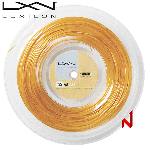 럭실론 테니스스트링 4G 소프트 1.25mm WRZ990143 200M GD 원형