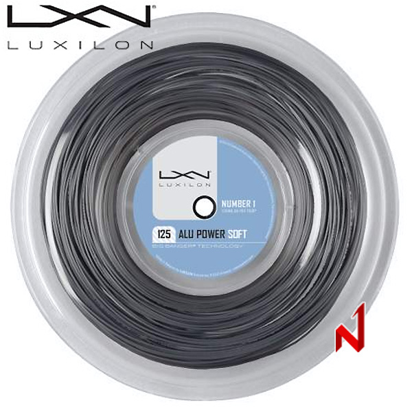 럭실론 테니스스트링 알루파워 소프트 1.25mm WRZ990102 200M SI 원형