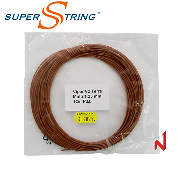 슈퍼스트링 테니스스트링 V2 바이퍼 테레 멀티 1.25mm 12M BR