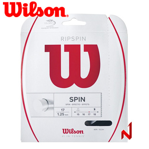윌슨 테니스스트링 립스핀 1.25/1.30mm 12.2M 2색