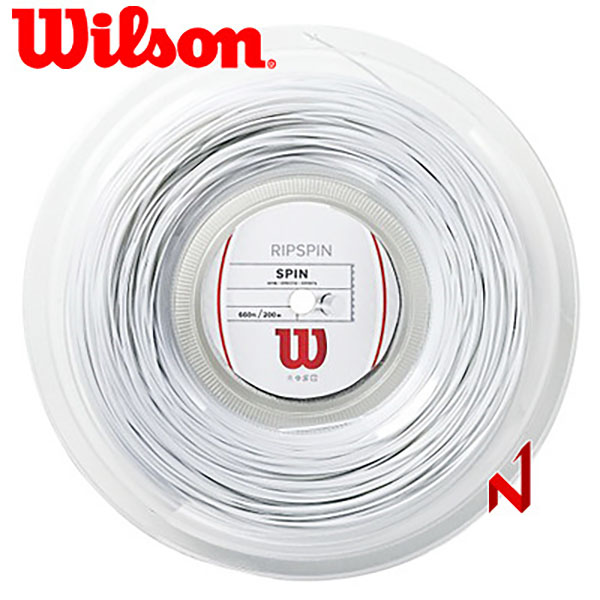 윌슨 테니스스트링 립스핀 15/16/17G 1.25/1.30/1.35mm 200M WH/BK