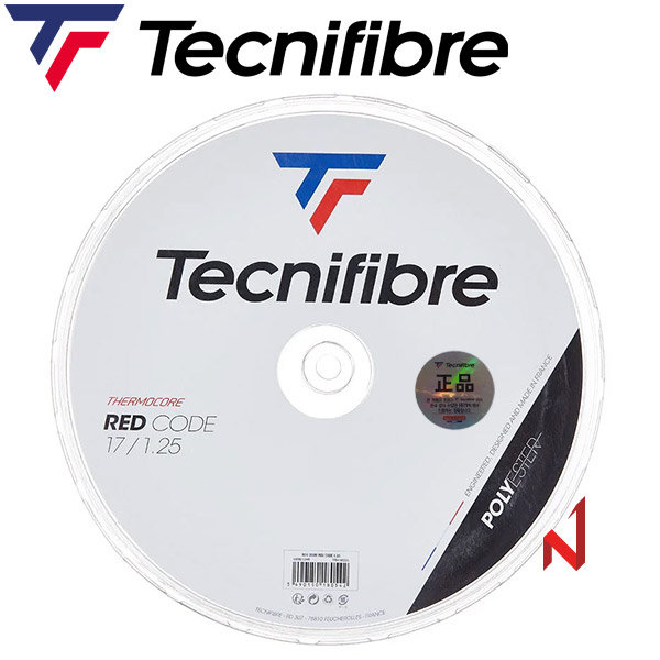 테크니화이버 테니스스트링 레드코드 폴리 1.20/1.25/1.30mm 200M