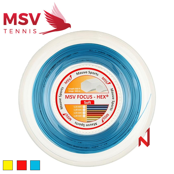 MSV 테니스스트링 포커스 헥스 소프트 [60M]