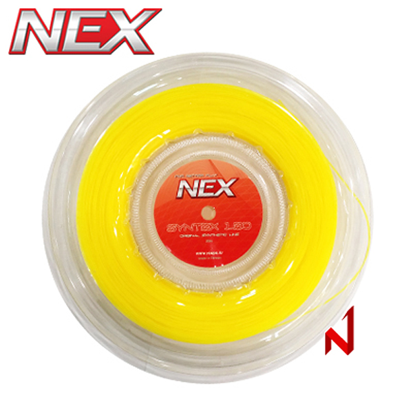 넥스 테니스스트링 SYNTEX 신세틱/신거트/신텍스 1.30 200M 옐로우