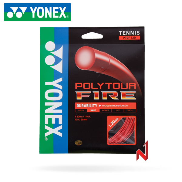요넥스 테니스스트링 폴리투어 파이어 PTGF 1.20/1.25 12M RD 원형