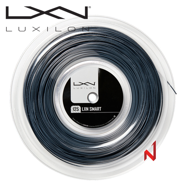 럭실론 테니스스트링 LXN 스마트 1.25mm WR8300801125 200M BK 원형