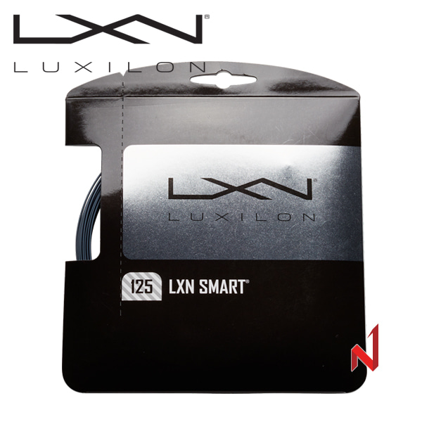 럭실론 테니스스트링 LXN 스마트 125 낱개 BK/WH(롤에서 잘라서나갑니다)
