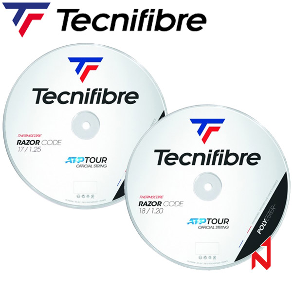 테크니화이버 테니스스트링 레이저코드 폴리1.20/1.25/1.30 200M WH/CB