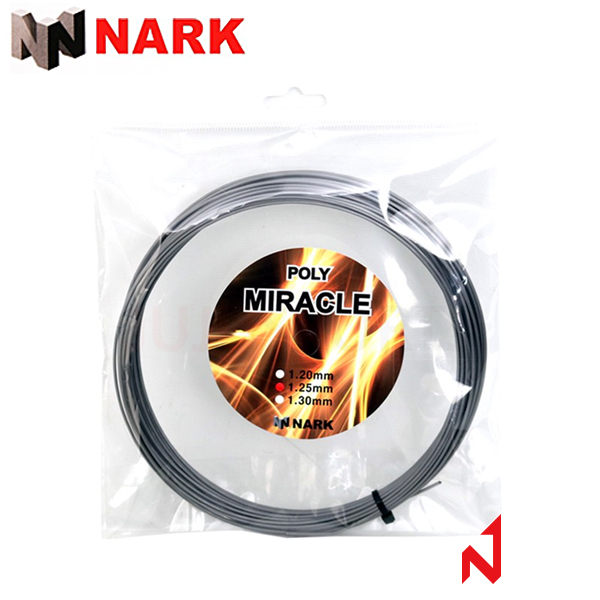 국제 나크 테니스스트링 폴리 미라클 1.25mm SI 12M