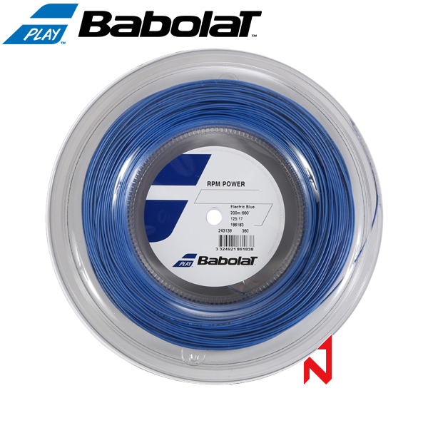 바볼랏 테니스스트링 RPM 파워 1.25mm ETBL 200M