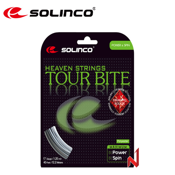 솔린코 테니스스트링 투어바이트 러프 1.20/1.25mm 12.2M