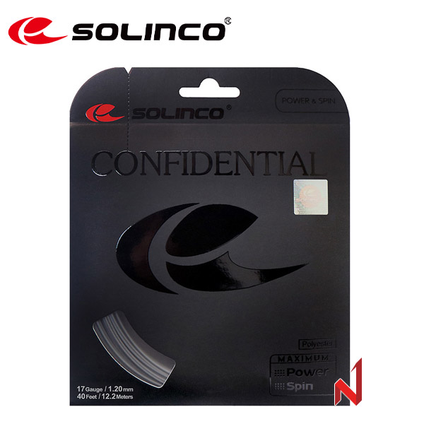 솔린코 테니스스트링 컨피덴셜 1.20/1.25mm 12.2M