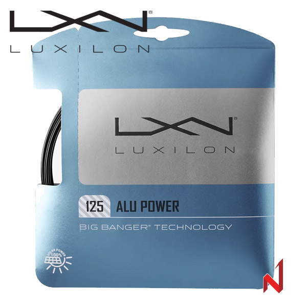 럭실론 테니스스트링 알루파워 1.25mm WR8306901125 12.2M BK 원형