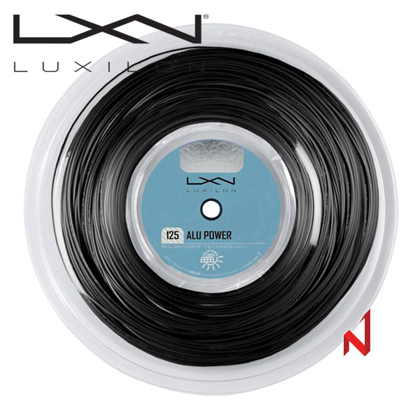 럭실론 테니스스트링 알루파워 1.25mm WR8307001125 200M BK