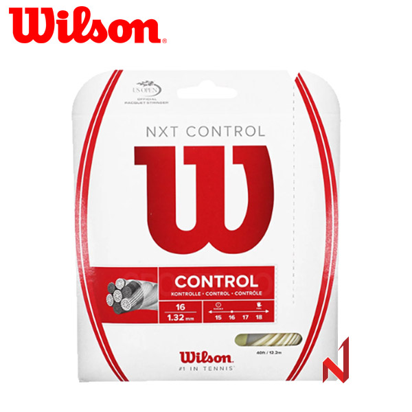 윌슨 테니스스트링 NXT 컨트롤 1.32mm WRZ941900 12.2M NT
