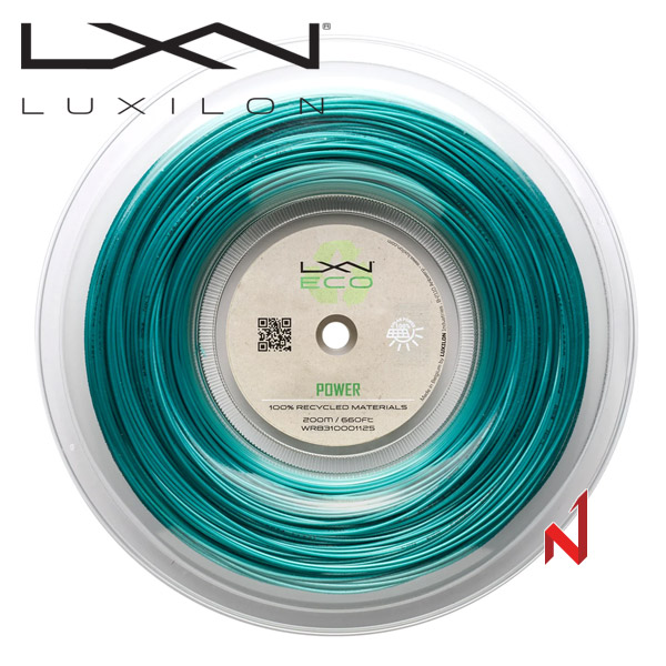 럭실론 테니스스트링 에코 파워 1.25mm WR8310001125 200M TL 6각