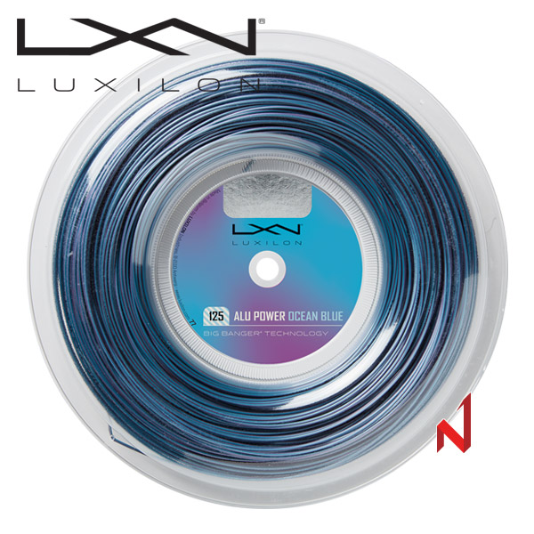 럭실론 테니스스트링 알루파워 1.25mm WR8301201125 220M L.GN 원형