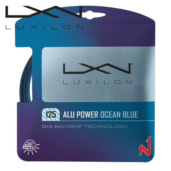 럭실론 테니스스트링 알루파워 오션 블루 1.25mm WR8309501125 12M