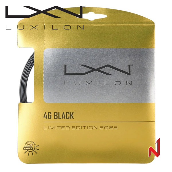 럭실론 테니스스트링 4G 1.25mm WR8308201125 12M BK 원형