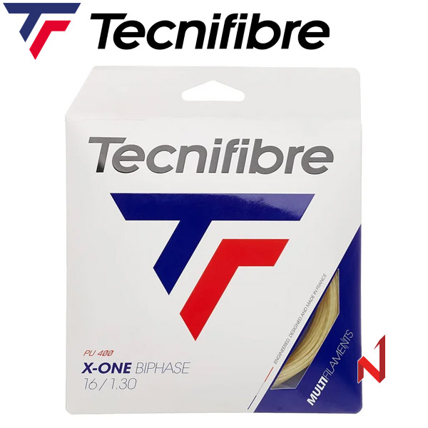 테크니화이버 테니스스트링 엑스원 바이프 헤이즈 인조쉽 1.24/1.30/1.34mm 12M 롤커팅