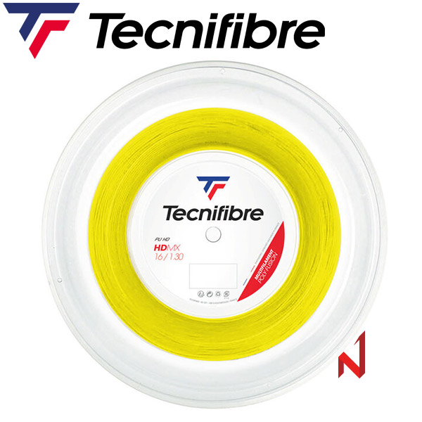 테크니화이버 테니스스트링 HDMX 하이브리드 1.25/1.30mm 200M YL