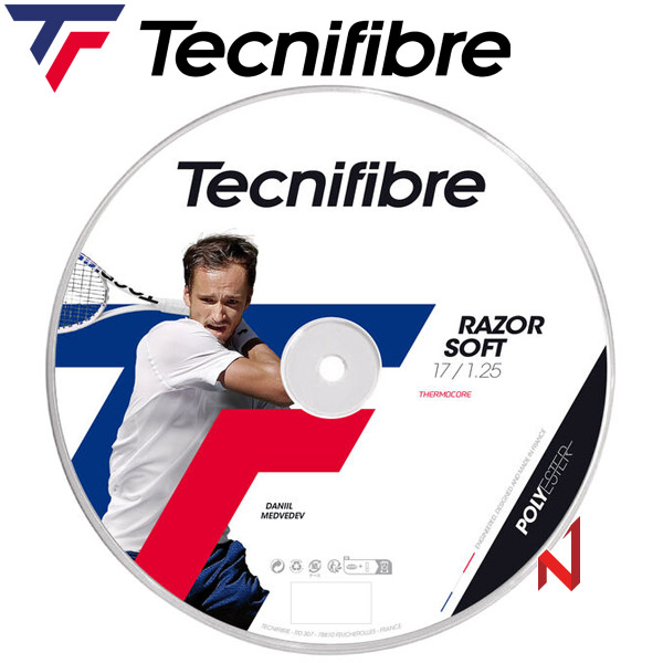 테크니화이버 테니스스트링 레이저 소프트 폴리 1.20/1.25/1.30mm 200M CB