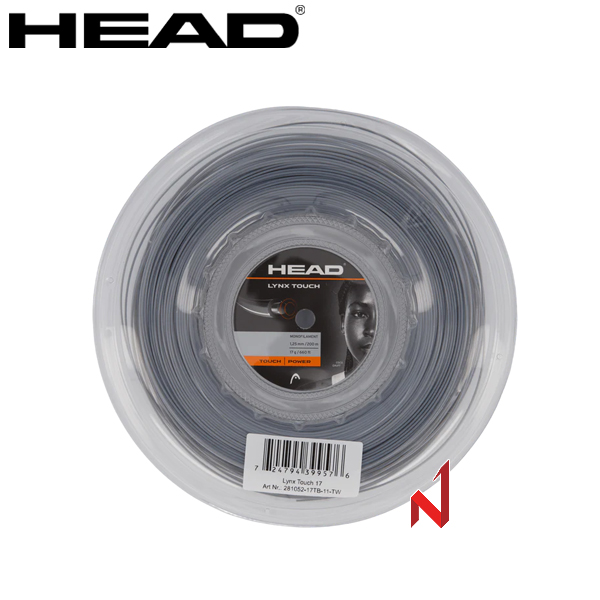 헤드 테니스스트링 링스 터치 17 281052 1.25mm 200M TR 원형