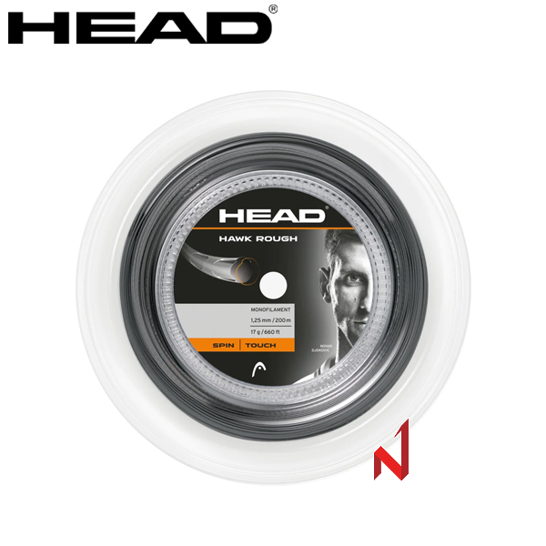 헤드 테니스스트링 호크 러프 17 281146 1.25mm 200M AN 원형