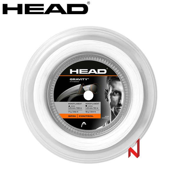 헤드 테니스스트링 그래비티 17 231134 1.20/1.25mm 200M WH