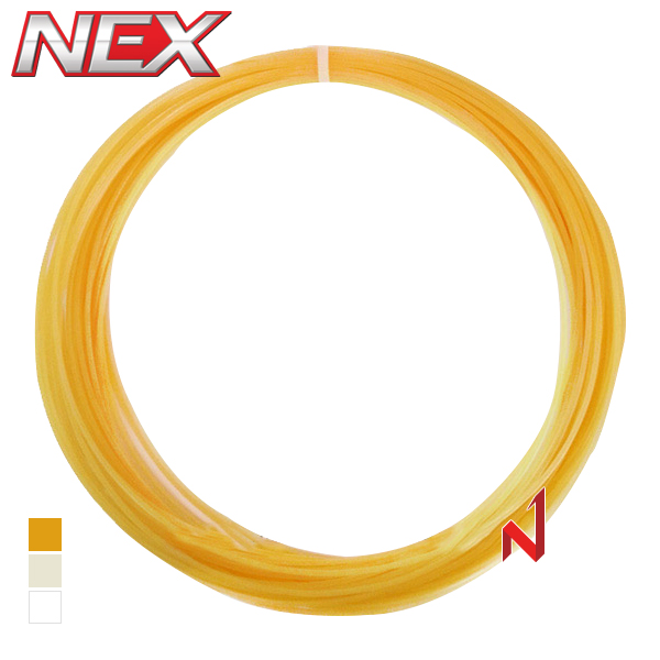 넥스 테니스스트링 신텍스 (SYNTEX) 1.30mm 12M NA/GO/WH