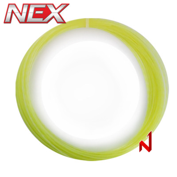 넥스 테니스스트링 플루 마일드 (FLU MILD) 1.25mm 12M 형광옐로우