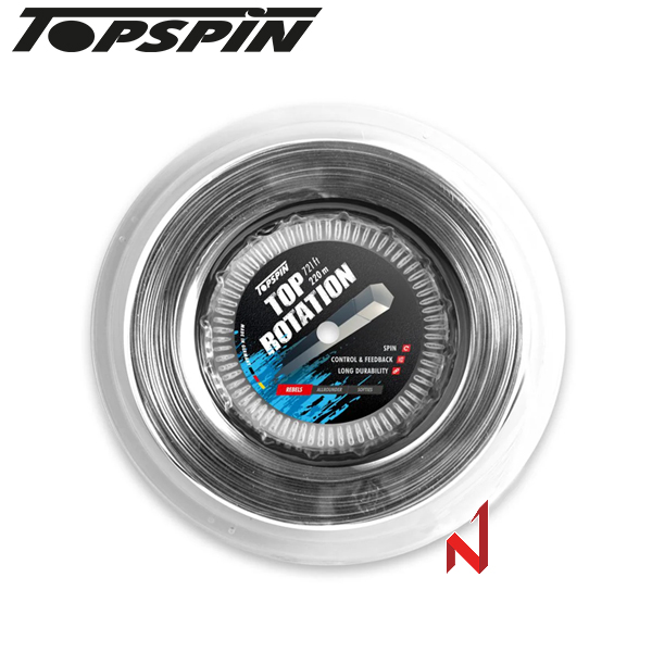 탑스핀 테니스스트링 탑 로테이션 1.26mm 220M
