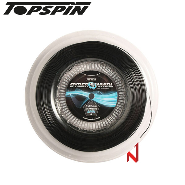 탑스핀 테니스스트링 사이버 훨 1.24mm 220M
